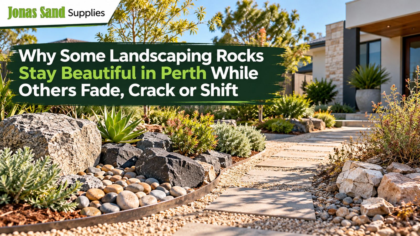 quality landscaping rocks in Perth